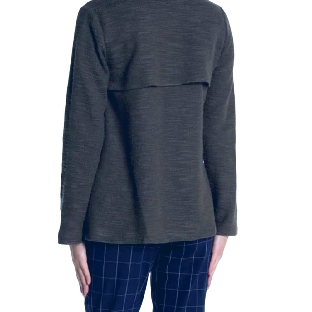 Dr2 By Daniel Rainn Black Open Front Textured Jac… - image 2